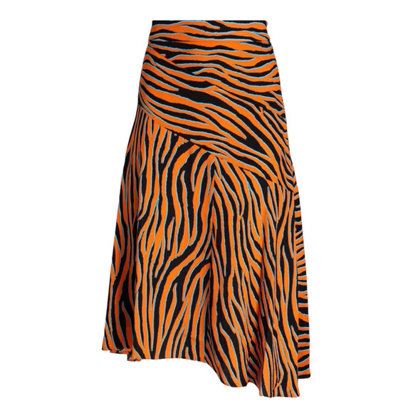 NWT! DVF Diane von Furstenberg Zebra Animal Print Lilo Skirt - Size 8 - Picture 6 of 12